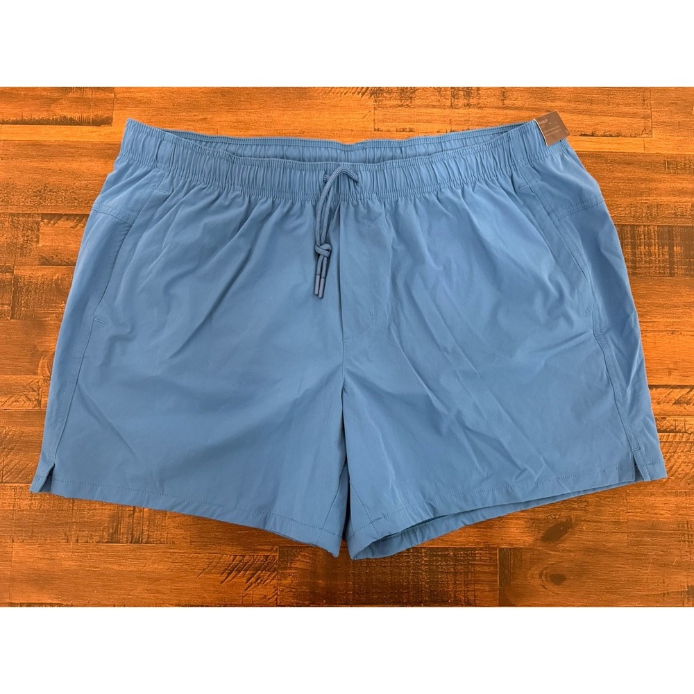 VRST Mens 5 Inch Everyday Short Blue Tide Relaxed Fit Stretch Size XXL